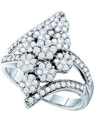 1.01CTW DIAMOND FLOWER RING