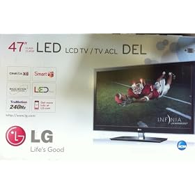 LG Infinia Cinema 3D 1080p 240Hz LED-LCD HDTV with Smart TV and Four Pairs of 3D Glasses
