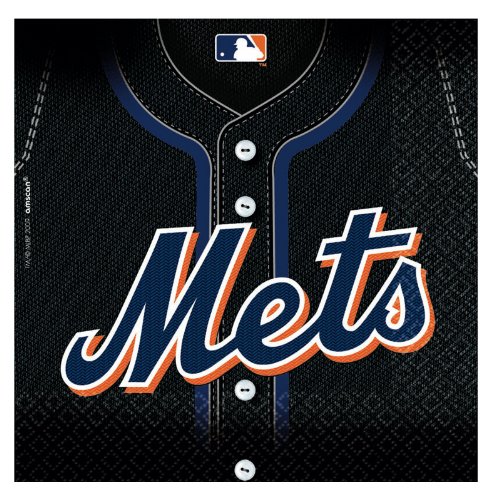 New York Mets Lunch Napkins - 36 Per Unit