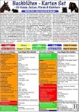 Bachbl&uuml;ten-Karten Set f&uuml;r Hunde, Katzen, Pferde & Kleintiere: Bachbl&uuml;ten - physische Erkrankungen / Verhaltensweisen & Gem&uuml;tszust&auml;nde