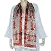 Fashion Satin Scarves for Women Painted Silk 22 X 72 inches