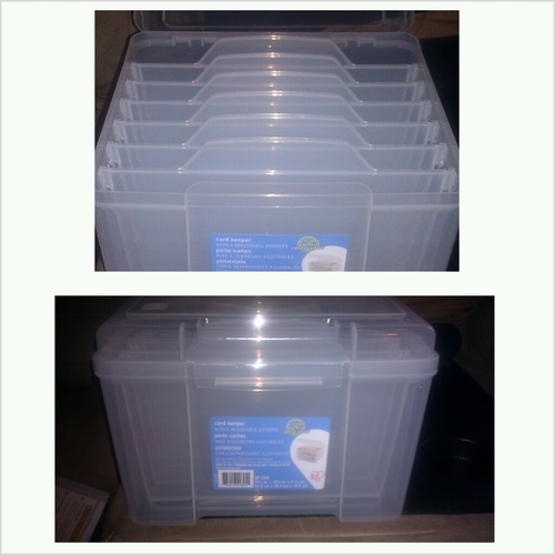 IRIS Greeting Card Storage Box Box Birthday Cards