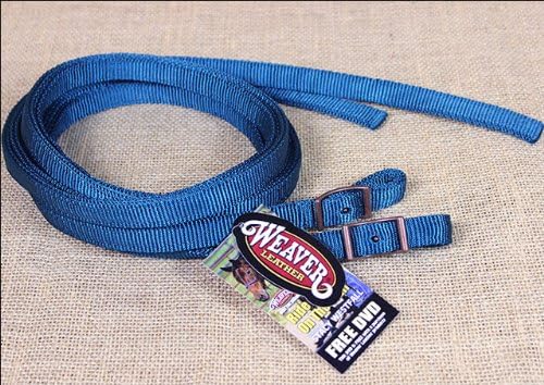 WEAVER SPRUCE RIDGE TACK WESTERN COPPER CREEK NYLON HORSE SPLIT REINS