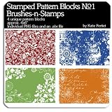Photoshop Brushes - Stamped Pattern Blocks No. 01 Brushes and Stamps