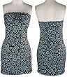 LA BELLE Stretch Floral Print Strapless Dress