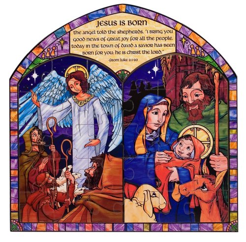 61AJMY0GHDL Melissa & Doug Jesus is Born Wooden Jigsaw (30 pc)