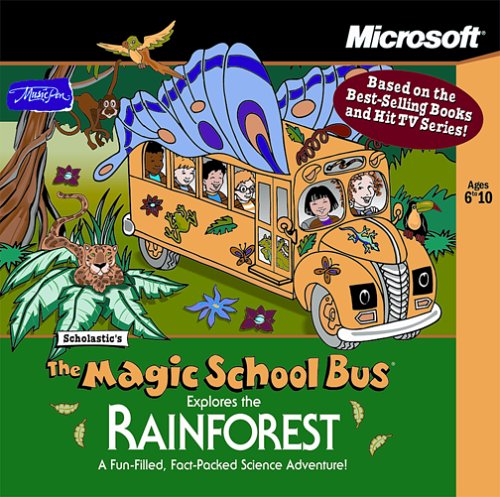 Microsoft Scholastic's The Magic School Bus Explores the Rainforest (Jewel Case) Ages 6-10
