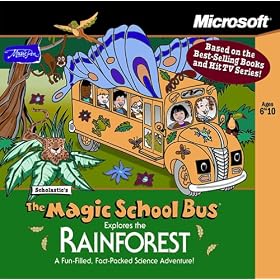 Microsoft Scholastic's The Magic School Bus Explores the Rainforest (Jewel Case) Ages 6-10 [Old Version]