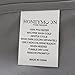 Honeymoon 1800 Brushed Microfiber Embroidered Bed Sheet Set, Ultra Soft, Full - Gray