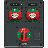 Blue Sea 8280 Panel Dc Parallel 3 Switches - Electrical Components - Blue Sea System by BLUE SEA SYSTEM