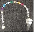 Fancy Pendulum - Crytal Quartz Chakra Pendulum