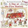 Richard Scarry's A Day at the Fire Station (Look-Look)