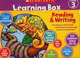 Ages 7-9 SCHOLASTIC GRADE 3 LEARNING BOX: Jumbo Workbook, Easy Reader Book, Stickers, Learning Songs on CD, Writing Pad, Write and Wipe Practice Board and Dry Erase Pen (Everything You Need to Build Skills for School and Encourage Creative Learning At Home!)