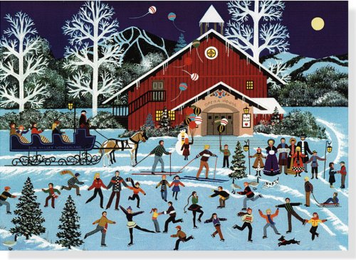Moonlight Merriment Holiday Boxed Cards (Christmas Cards, Holiday Cards, Greeting Cards) (Large Holiday Cards)