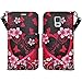 GW Cases Compatible for Samsung Galaxy S5 Wallet Case, Wrist Strap Flip Folio [Kickstand Feature] Pu Leather Wallet Case with ID&Credit Card Slot for Galaxy S5, Hot Pink Heart