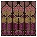allen + roth Aubergine Large Trellis Wallpaper Border LW1340563
