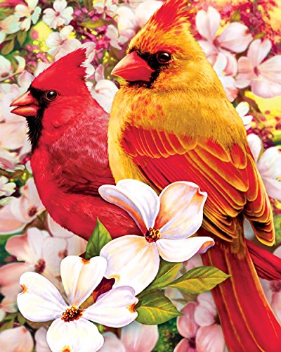 Springbok Springtime Cardinals Jigsaw Puzzle, 500-Piece