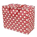 Recycled Jumbo Bag In Red Vintage Doily