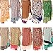 Rajrang Wrap Around Skirt Wholesale Printed Reversible Two Layer (Multicolor Lot of 10 Pcs)