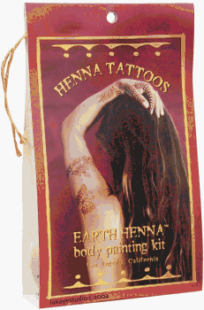 Earth Henna Body Painting Kit