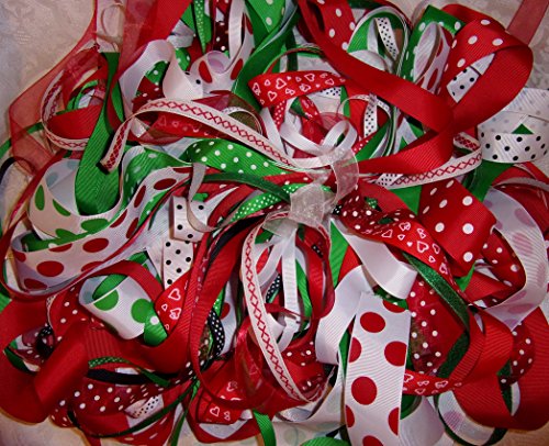 Grosgrain RibbonChristmastime Lot 26 Ribbons/ 52 Yards Total!