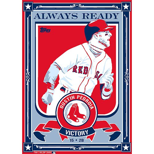 Boston Red Sox Dustin Pedroia Limited Edition Screen-Print