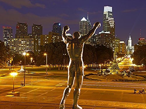 Philadelphia Center City Rocky Canvas Art Print (12x14)