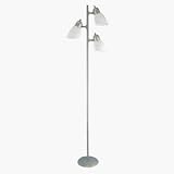 Grandrich G1106SVR Three-Light Tree Lamp, Silver
