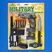DELUXE MILITARY ACTION TOY MACHINE GUN PISTOL ARMY KNIFE SET