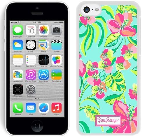 Personalized Lilly Pulitzer 18 iPhone 5c 5th Generation Phone Case in White