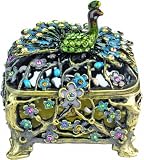 Peacock at Rest Trinket Box