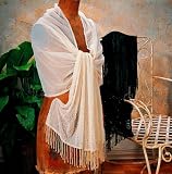 Apparel : Beaded Shawls with Fringe