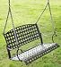 Santa Fe Iron Hanging Swing (Matte Brown) (46
