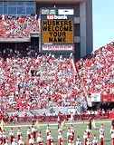 Nebraska Cornhuskers Scoreboard Memories Customized 11x14 Black Framed Photograph