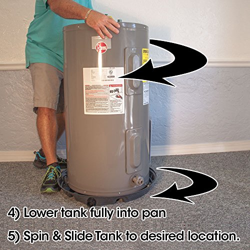 Tough Pans 27 inch DRY LIFT Hot Water heater Drain Pan with PVC Fitting Home Garden Household