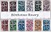 Birthstone Rosaries with Round 6mm Glass Beads - 12 Pcs - IMPORTED FROM ITALY