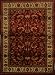Traditional Area Rug, Royal Treasure Red 7'8