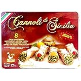 (Pack of 2) 8-Piece Authentic Italian Large Cannoli Shells (16 Shells Total) By Pennisi