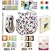 Katia Instant Camera Accessories Bundle Compatible for Fujifilm Mini 11 Instant Film Camera. Includes Camera Case, Album, Frame, Stickers, Strap,etc-P (Pure White)