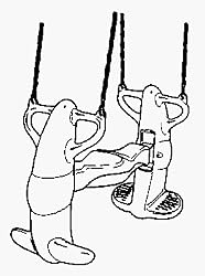 SWING-N-SLIDE Mega Rider 2 Child Swing NE4537