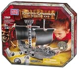 Tonka Mega Bloks Pirates of the Caribbean 3 - Micro Black Pearl Ship