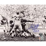 Steiner Sports NFL Sam Huff Sack Vs Steelers Autographed 8-by-10-Inch Photograph with "HOF" Inscription