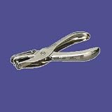 1 Hole Hand Punch, 1 Reach, Punches 1/4 holes, Silver (OIC90091) Category: 1 Hole Punches