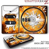 DJ Hero Skin Chrome Drip on Fire fit XBOX 360 and PS3 (DJ HERO NOT INCLUDED)