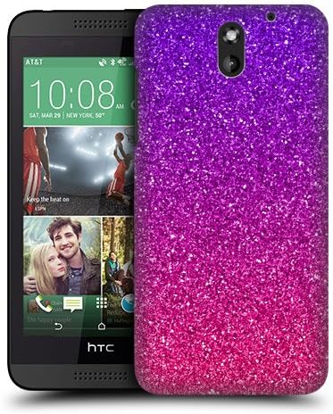 Head Case Designs Ombre Glitter Trend Mix Protective Snap-on Hard Back Case Cover for HTC Desire 610