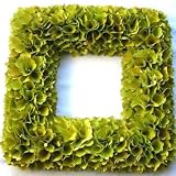 Fresh Wood Green Square Wreath