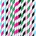2013newestseller 125pcs Party Wedding Birthday 5 Packs Color Strip Drinking Straw