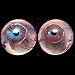 Realistic Blue Eyeballs Halloween Prop (B248)