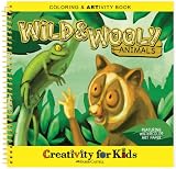 Creativity For Kids Coloring & Artivity Book: Wild & Wooly Animals Watercolor