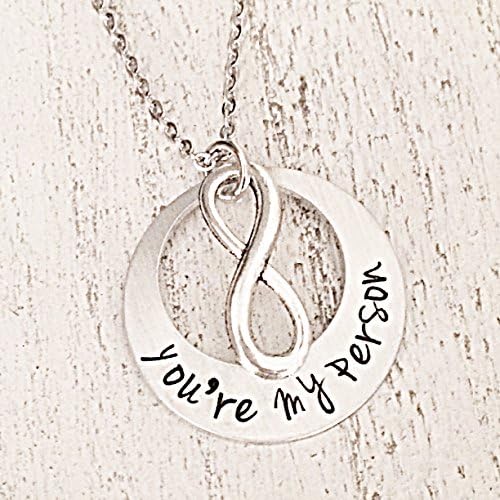 You're My Person, Hand Stamped Necklace, Best Friend Gift, Personalized Necklace